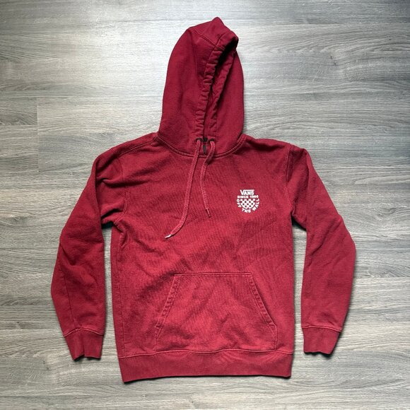 Vans Men's Have A Good HD Hoodie - Burgundy - Picture 3 of 10